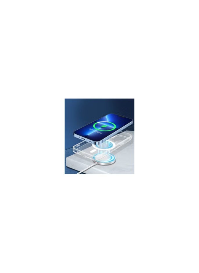 CATANES - iPhone 12 Pro Max Clear Case with Magsafe Magnetic Wireless Charging Compatible Cover - Image 1