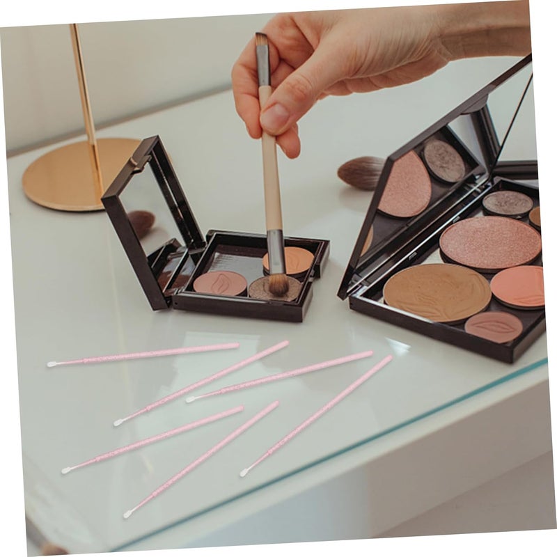 100 قطعة مسحات صغيرة يمكن التخلص منها لملحقات الرموش، مكياج، سهلة السفر، أدوات تجميل - Image 5