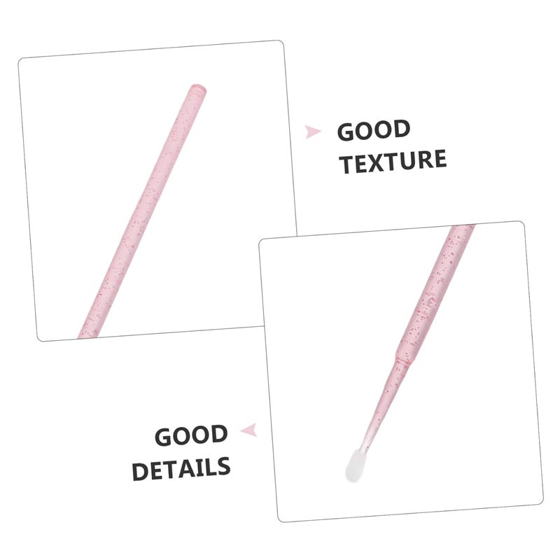 100 قطعة مسحات صغيرة يمكن التخلص منها لملحقات الرموش، مكياج، سهلة السفر، أدوات تجميل - Image 4