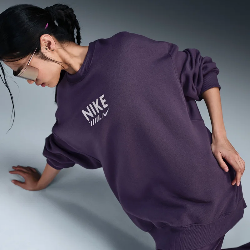 Nike W Nsw Flc Os Crew Gls
