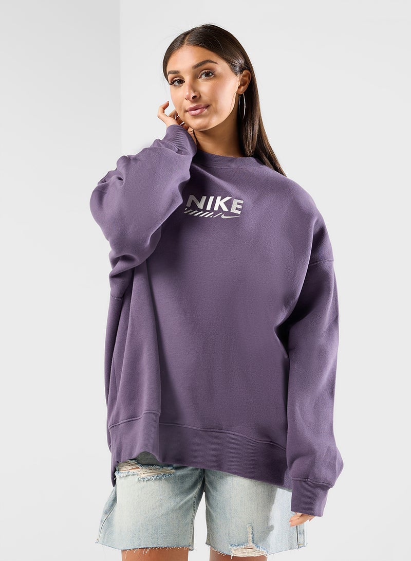 Nike W Nsw Flc Os Crew Gls  - Image 1