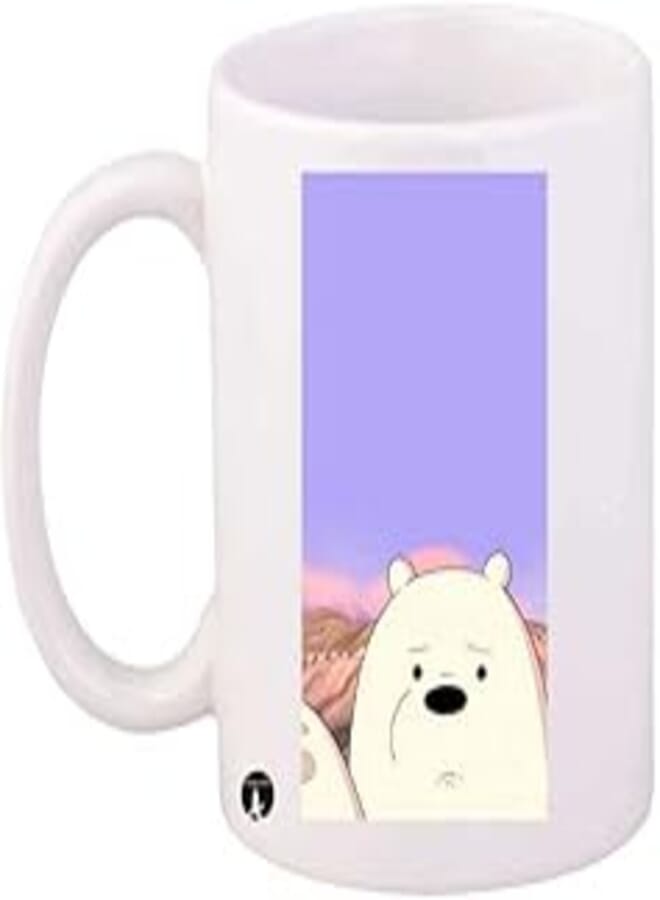 RYN Bare Bearr/Mug White Purple Pink Standard Size