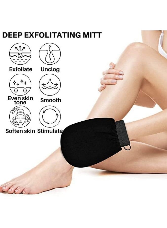 DMAYA Body Scrubber Exfoliating Glove Dead Skin Remover Exfoliator Mitt for Use at Shower or Bath Deep Clean Tool to Remove Dead Skin and Dirt, Home Spa Exfoliating Gloves for Men & Women - Image 3