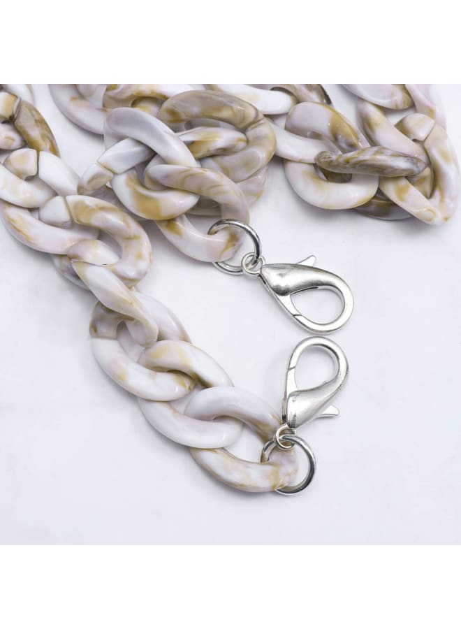 Acrylic Bag Chain Straps Plastic Wallet Straps Replacement Shoulder Bag Chain for Making DIY Bags Repair 120cm  - Image 4