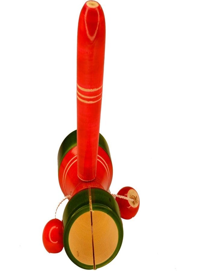 Santarms Handmade Wooden Rattle Toy (Green) - Image 4