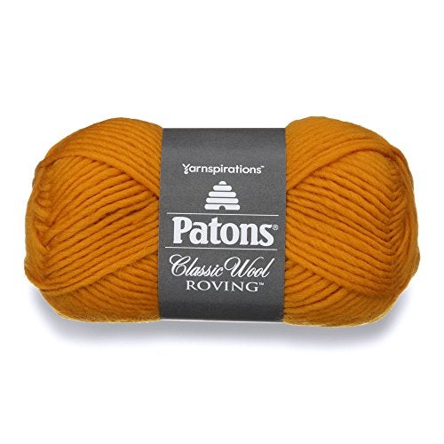 Patons Classic Wool Roving Yarn, 3.5 oz, Yellow, 1 Ball - Image 1