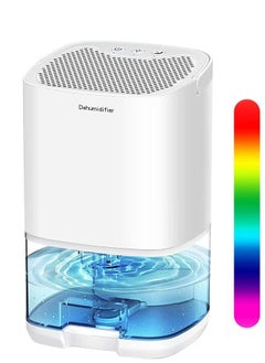 Generic Dehumidifier for Home,Dehumidifiers for 2500 Cubic Feet Two Working Modes and 7 Colorful LED Lights ,Quiet Portable Mini Dehumidifier,for Basement Bedroom Bathroom Closet  - Image 1