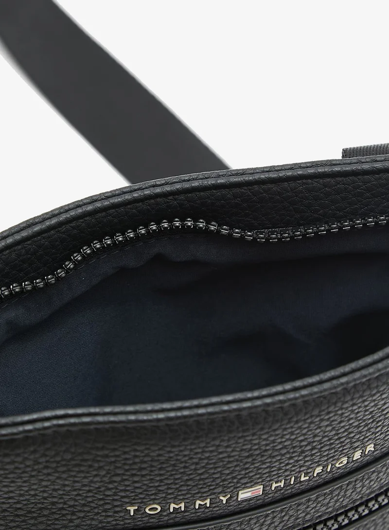 TOMMY HILFIGER Black Logo Messenger for Men | Best Price UAE
