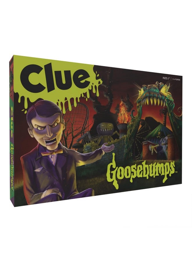 CLUE: Goosebumps, Classic Board Game Inspired R.L. Stine’s Goosebumps Novels, Thwart Slappy's Sinister Plan with Friends and Family of All Ages, Officially Licensed Scholastic Merchandise