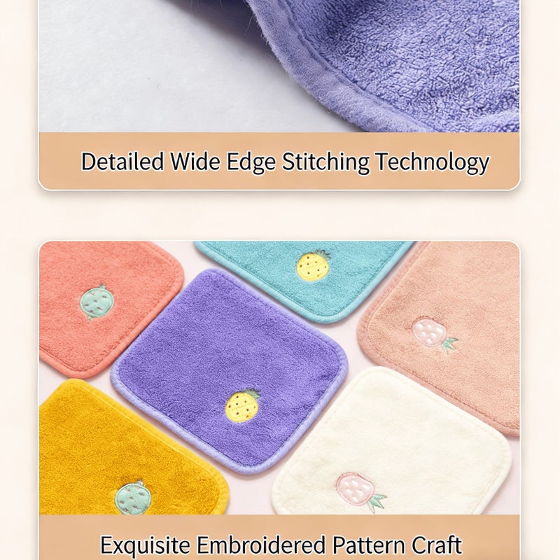 Compact Pale Blue Hanging Hand Towel Lightweight For Kitchen Bathroom On The Go Use - Image 2
