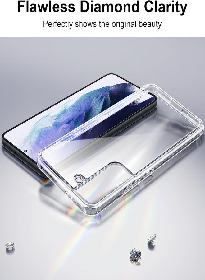 HOOMIL Case for Samsung Galaxy S21+ Plus (ONLY 6.7-Inch), Non-Yellowing, Drop Protection, Anti-Scratch Transparent Hard Back Phone Cover - Crystal Clear - Image 3