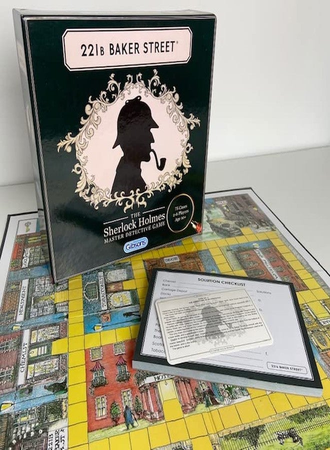 Gibsons 221B Baker Street Mystery Board Game – Solve 75 Sherlock Holmes Crimes. Ages 10+, 2–6 Players. Family & Party Strategy Game Night Fun - Image 5
