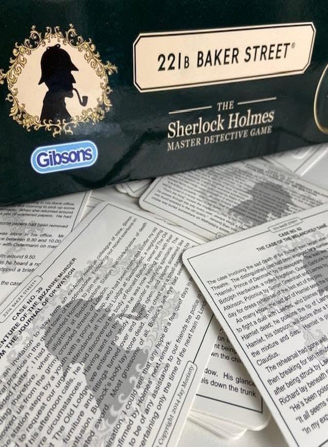 Gibsons 221B Baker Street Mystery Board Game – Solve 75 Sherlock Holmes Crimes. Ages 10+, 2–6 Players. Family & Party Strategy Game Night Fun - Image 4