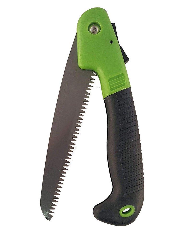 HiFam Folding Pruning Gardening Hand Saw With Secure Lock For Camping, Wood Cutting Tree Branch (Red, AC/DC) - Image 3