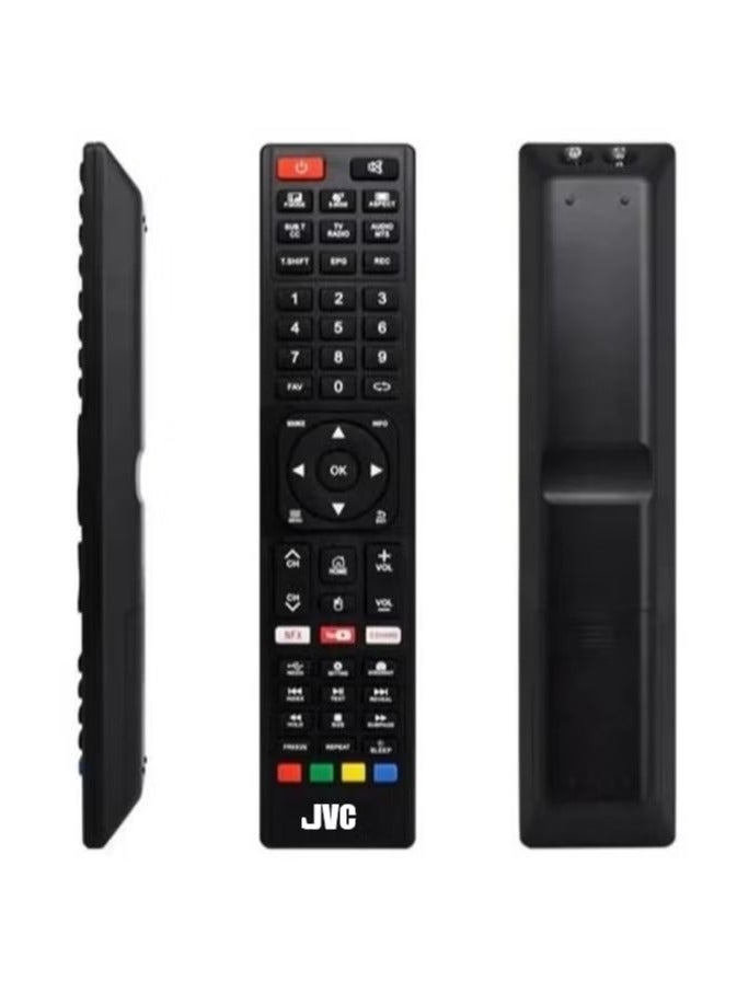 JVC Remote Control for LCD/LED TV, Universal Compatibility, Easy-to-Use, Durable, Full Functionality for Multiple TV Brands - Image 1