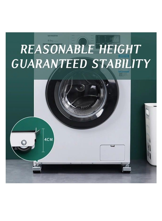 BAIG Heavy Duty Furniture Appliances Rollers, Extensible Washing Machine Base Mobile Wheels for Refrigerators, Dryers, Dishwashers and other Heavy Objects, Max Load 1100 lb, Non-Slip - Image 2