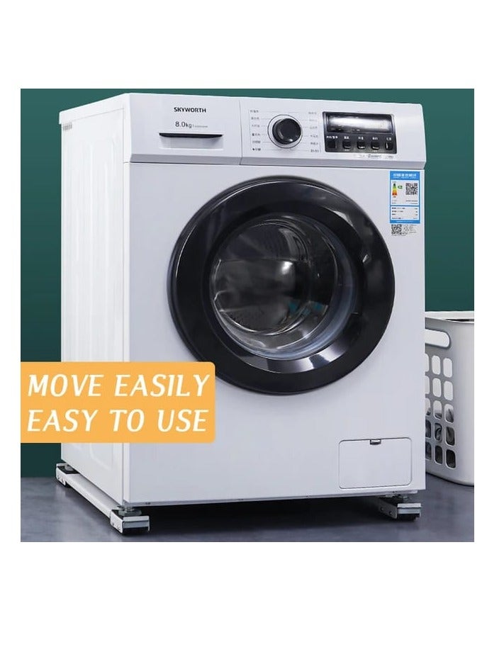 BAIG Heavy Duty Furniture Appliances Rollers, Extensible Washing Machine Base Mobile Wheels for Refrigerators, Dryers, Dishwashers and other Heavy Objects, Max Load 1100 lb, Non-Slip - Image 4