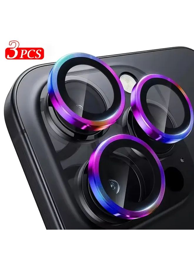 حامي عدسة الكاميرا الزجاجي المقسى الملون لـ iPhone 14 Plus سهل التركيب - Image 1