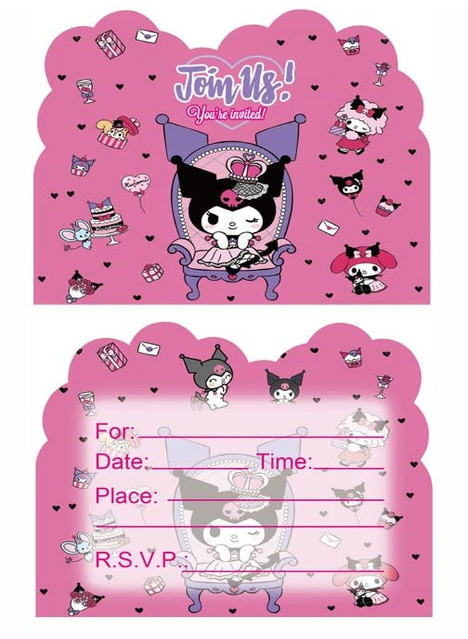 Losede 20PCS Birthday Invitations Birthday party supplies decorations (7) - Image 1