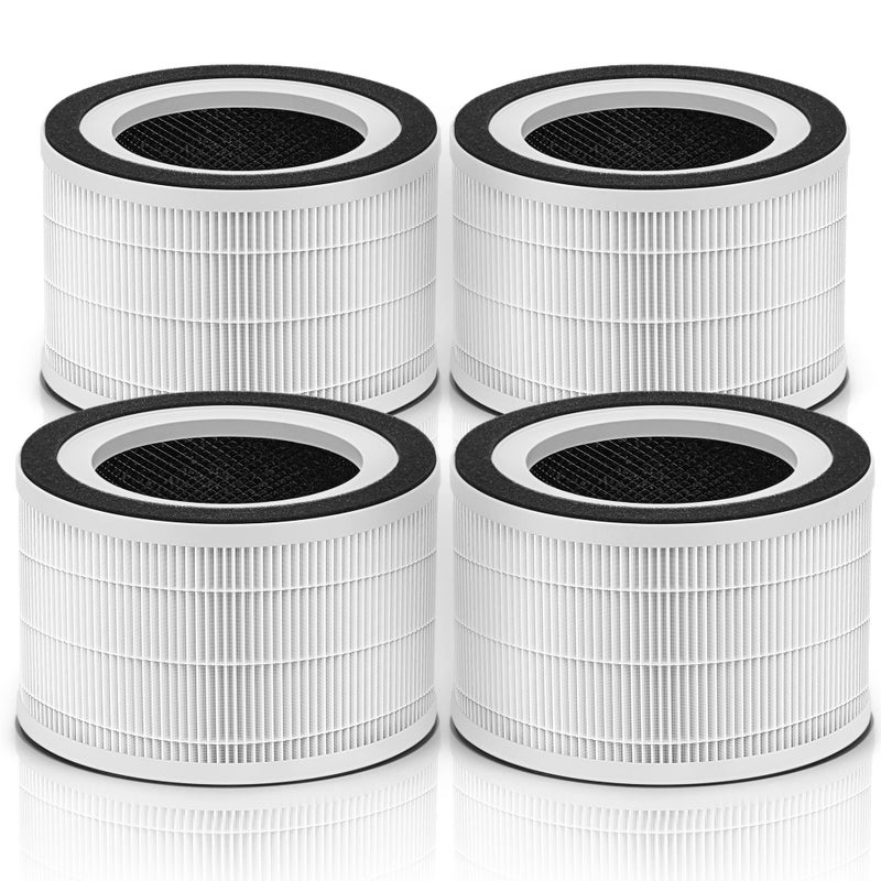 SOMEWAYTOP SomewayTop 4 Packs Air Filter Replacement Compatible with Afloia Air P urifier FilloHaloAllo and Mooka Allo Match ASIN B088FHCS83B07JG1R2GBB09M799DT4B07WR2CT7V 3IN1 Filtration 