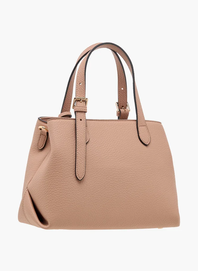 Celeste Solid Tote Bag with Double Handles and Detachable Strap