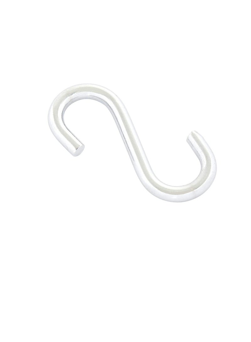 S Hooks Metal Chrome Plated-3/4 Inches, Silver  - Image 2