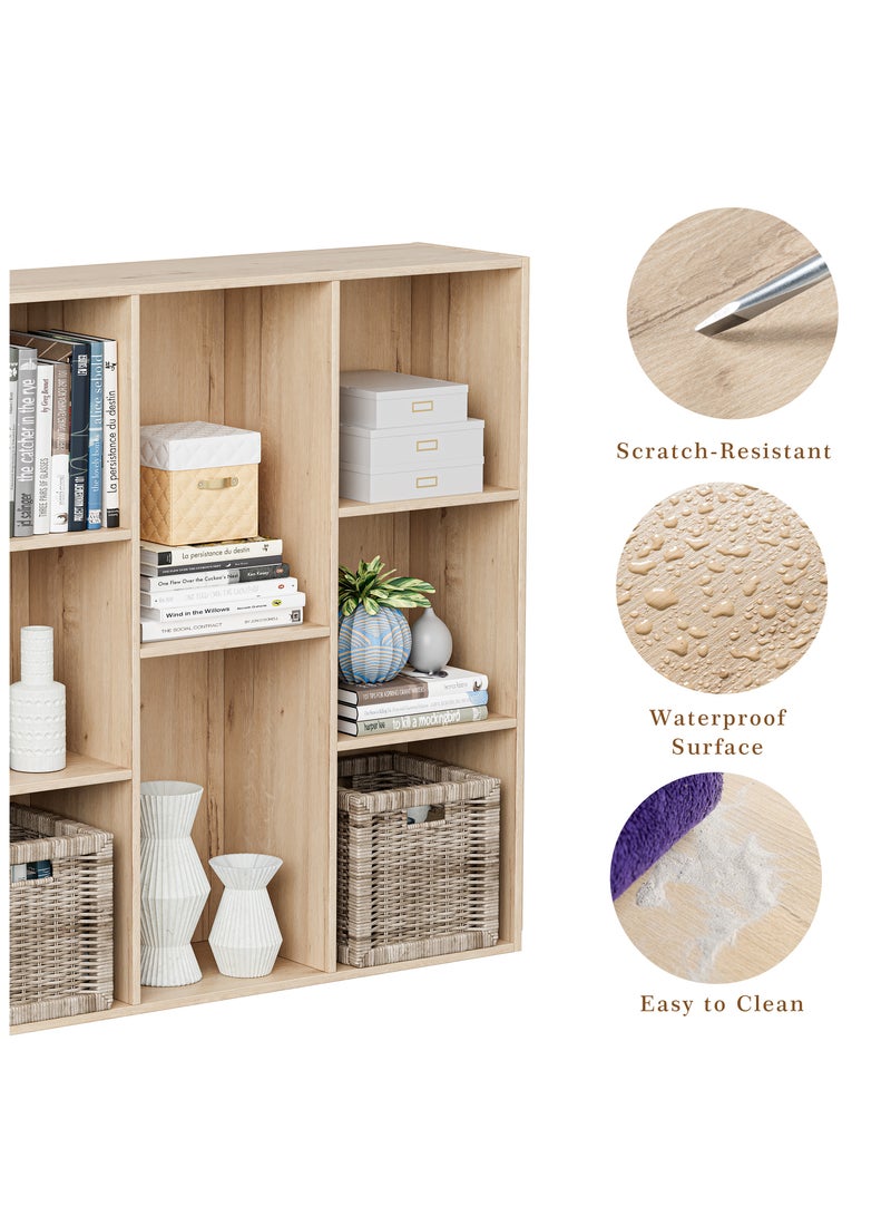 Chogori Wooden Cube Storage Organizer with Closed Back Panel, 11in Cube Shelf Opening, Bookshelf, Display Shelf,Closet Cabinet for Home and Office - Image 4