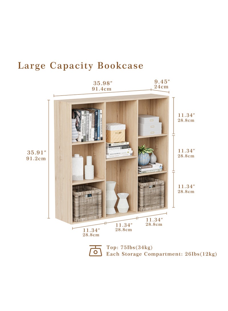 Chogori Wooden Cube Storage Organizer with Closed Back Panel, 11in Cube Shelf Opening, Bookshelf, Display Shelf,Closet Cabinet for Home and Office - Image 5