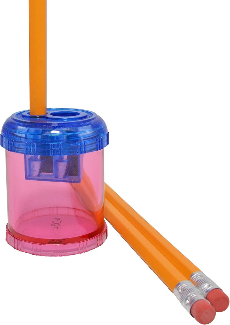 Westcott Plastic Manual Pencil and Crayon Sharpener Assorted Colors 12202 single - Image 3