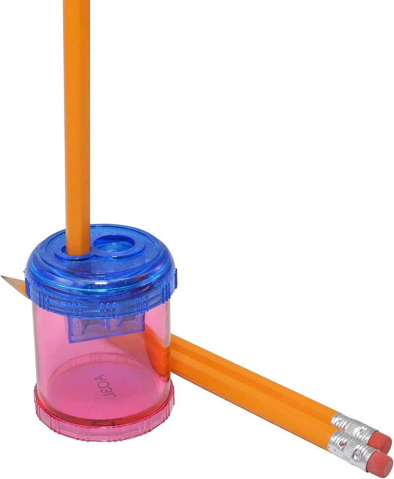 Westcott Plastic Manual Pencil and Crayon Sharpener Assorted Colors 12202 single - Image 4