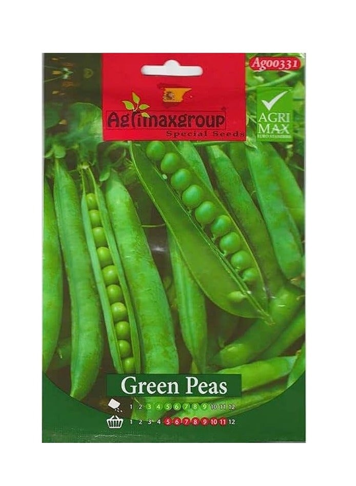 Generic Green Peas Premium Quality Seeds by Agrimaxgroup®"Garden Care" 