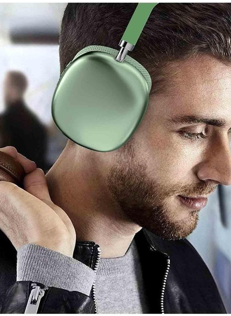 Generic - P9 Immersive Active Noise Cancelling Over-Ear Headphones, Epitome of Cutting-Edge Design and Premium Sound Quality. Elevate Your Listening Experience, Fusion of Style and Comfort (Green) - Image 1