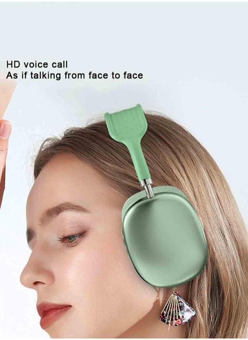 Generic - P9 Immersive Active Noise Cancelling Over-Ear Headphones, Epitome of Cutting-Edge Design and Premium Sound Quality. Elevate Your Listening Experience, Fusion of Style and Comfort (Green) - Image 1