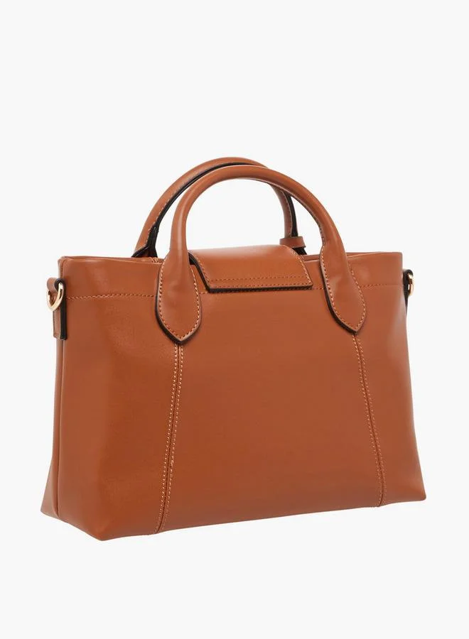 Celeste Solid Tote Bag with Pouch