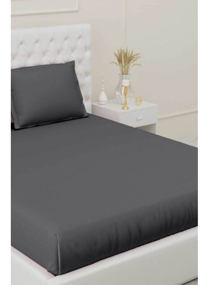 Mercury Single 3 Pcs Fitted Sheet Set - Lightweight and Soft, 90 GSM, Includes One Fitted Sheet, One Bed Sheet and One Pillow Cases - Image 1