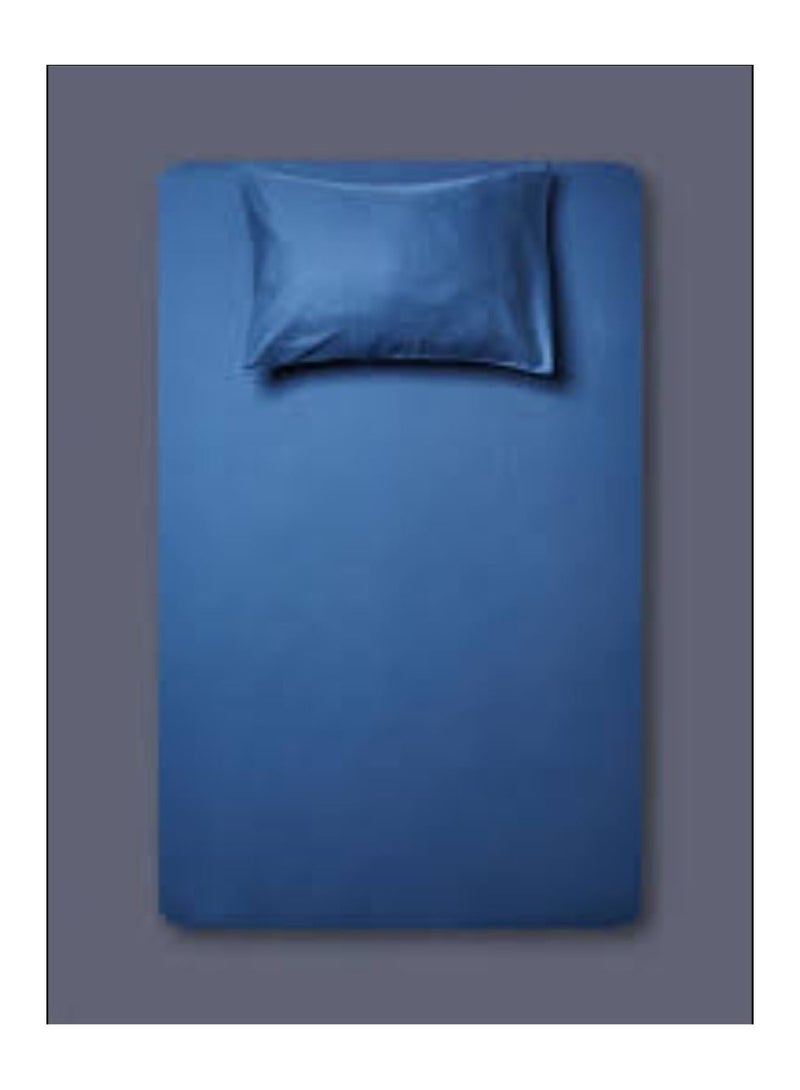Mercury Single 3 Pcs Fitted Sheet Set - Lightweight and Soft, 90 GSM, Includes One Fitted Sheet, One Bed Sheet and One Pillow Cases - Image 3