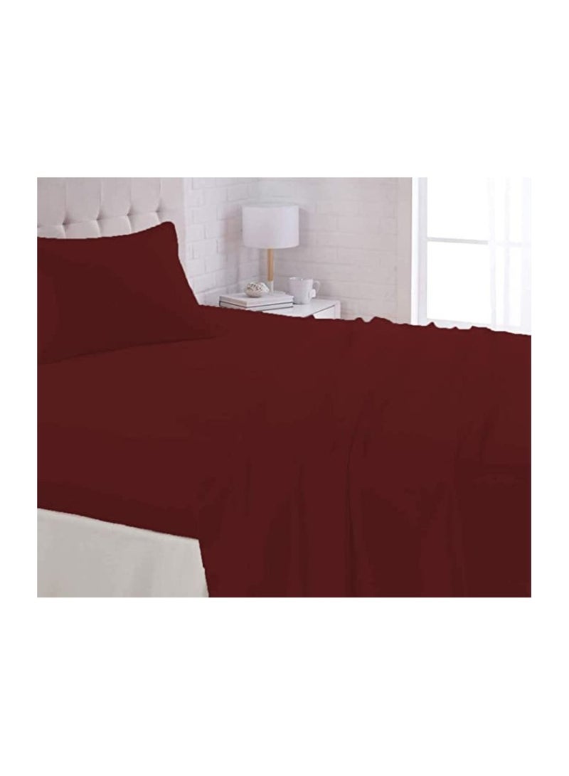 Mercury Single 3 Pcs Fitted Sheet Set - Lightweight and Soft, 90 GSM, Includes One Fitted Sheet, One Bed Sheet and One Pillow Cases - Image 2