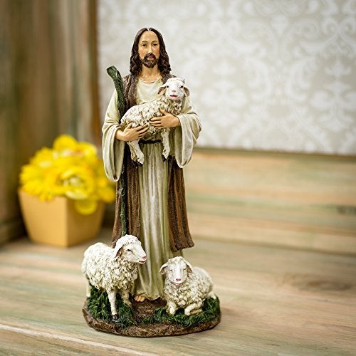 Joseph's Studio by Roman, 12" H The Good Shepherd Figurine, Religious Gifts, Home Decor, - Image 2