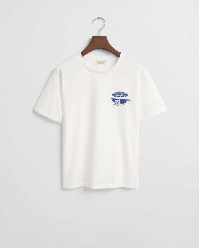 Gant  Regular Graphic Ss T-Shirt for Women | Best Price UAE