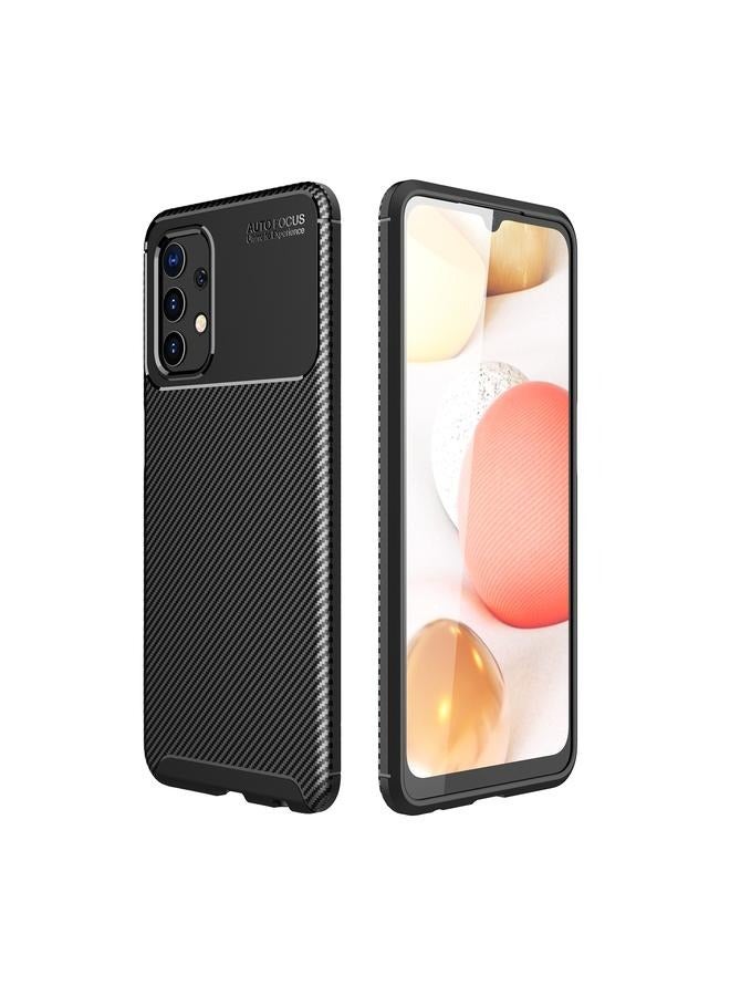 جرين تايجر لهاتف Samsung Galaxy A32 4G حافظة من ألياف الكربون مقاومة للصدمات (أسود) - Image 1