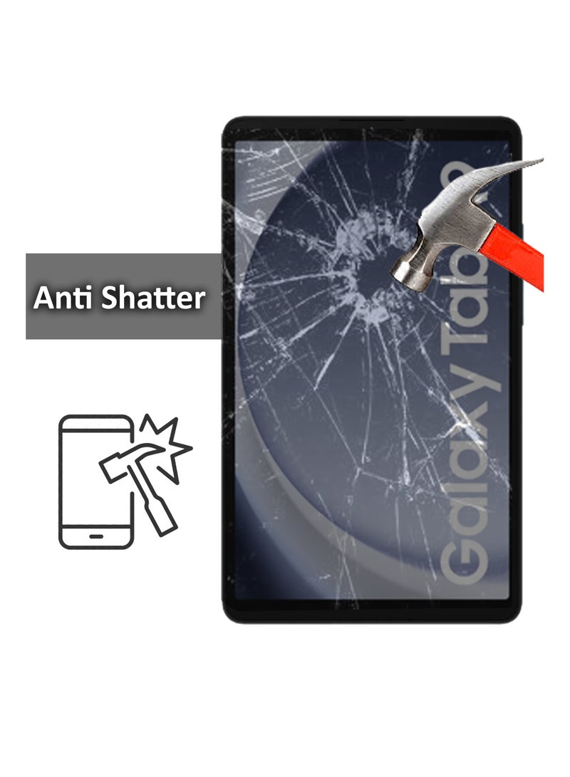 [2 Pcs] For Samsung Galaxy Tab A9 8.7 inch Premium Tempered Glass Anti-Scratch, Smudge Proof Easy Installation Screen Protector Guard - Image 3