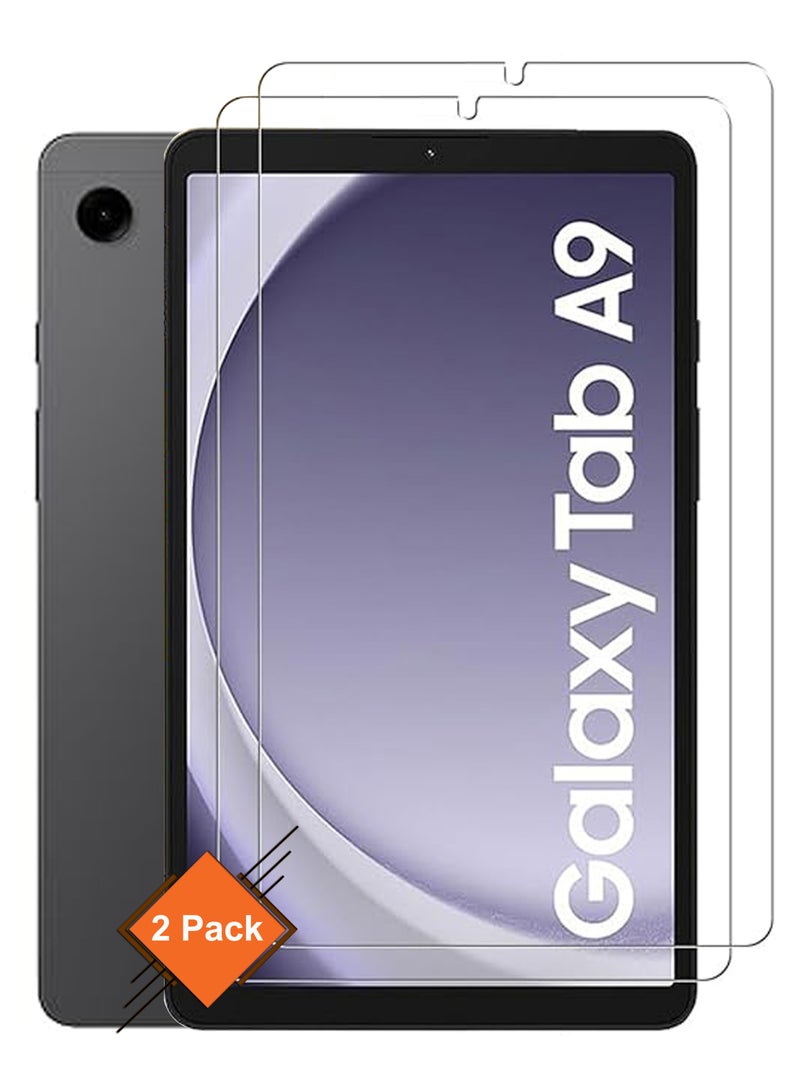 [2 Pcs] For Samsung Galaxy Tab A9 8.7 inch Premium Tempered Glass Anti-Scratch, Smudge Proof Easy Installation Screen Protector Guard - Image 1