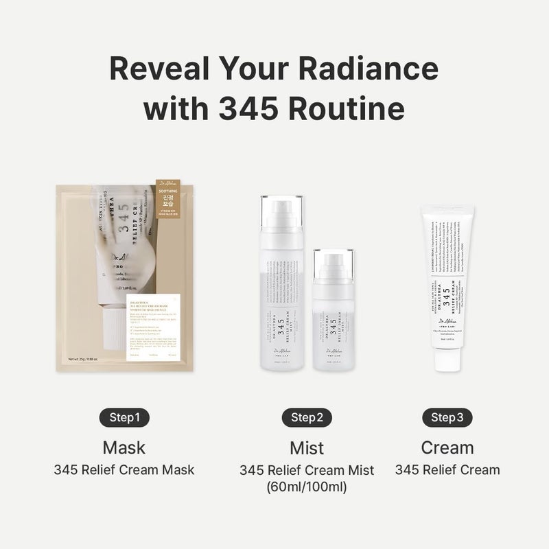 Dr.althea 345 Relief Cream | Daily Face Moisturizer| Blemish Relief Care Soothing Recovery & Moisture with Niacinamide,Panthenol | Korean Vegan Skin Care for All Skin Types 1.7 Fl Oz - Image 4