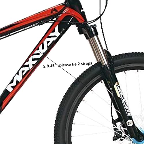 Epessa Bike Rack Strap Bike Wheel Stabilizer Straps, Stonger Grip with Gel, Adjustable Bicycle Straps, Bike Accessories, 2 Pack (Black) - Image 5