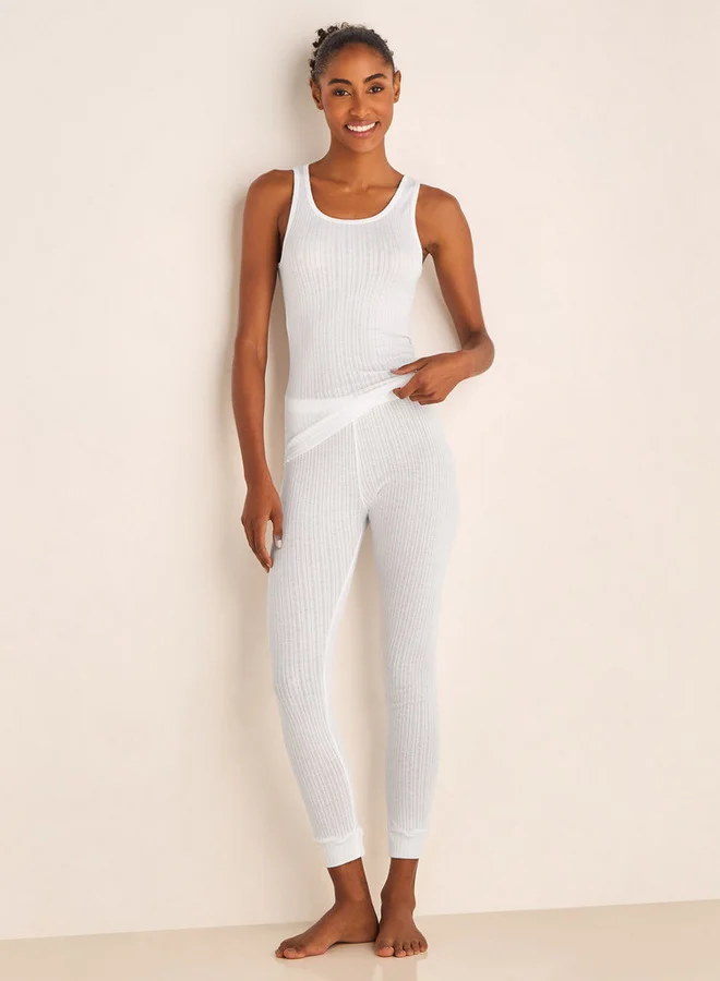 سبلاش فيڤ بنطلون داخلي حراري بخصر مطاطي من مزيج القطن