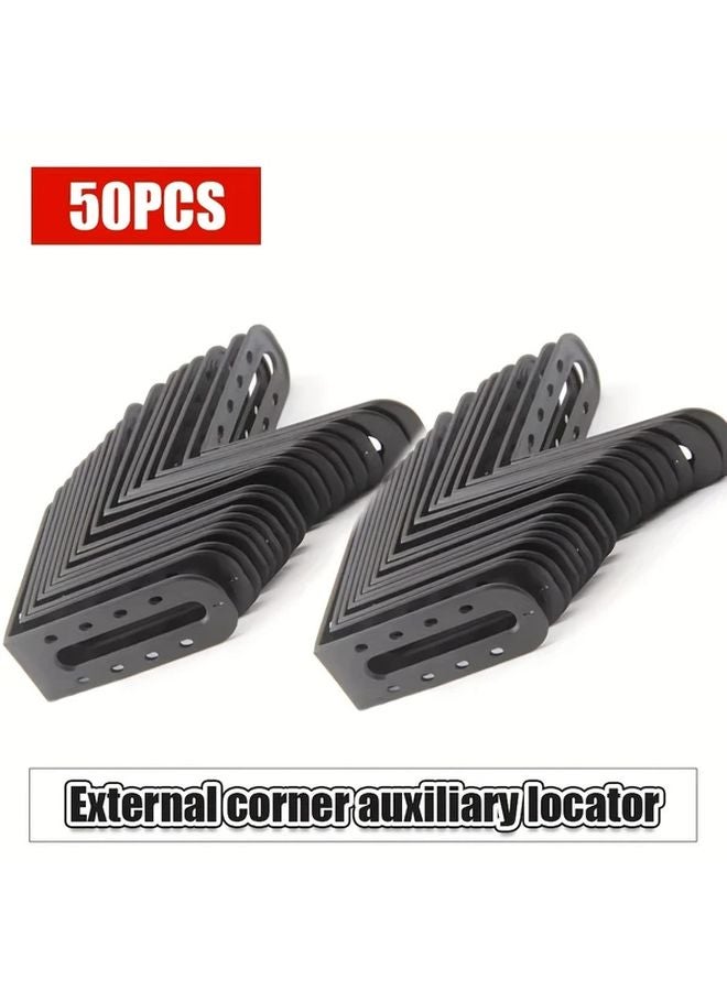 50pcs Tile Leveling Spacers Positioning Joint Fixing Angle Tools - Image 1