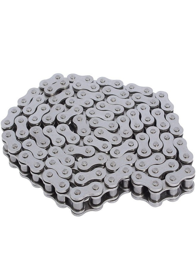 QAZAKY 415 Chain 110L Link Heavy Duty for 49cc 50cc 60cc 66cc 70cc 80cc 2-stroke 4-stroke Engine Motor Motorized Bicycle Mini Pit Dirt Bike Scooter ATV Minibike Chopper Motorcycle Motorbike 415-110L - Image 3