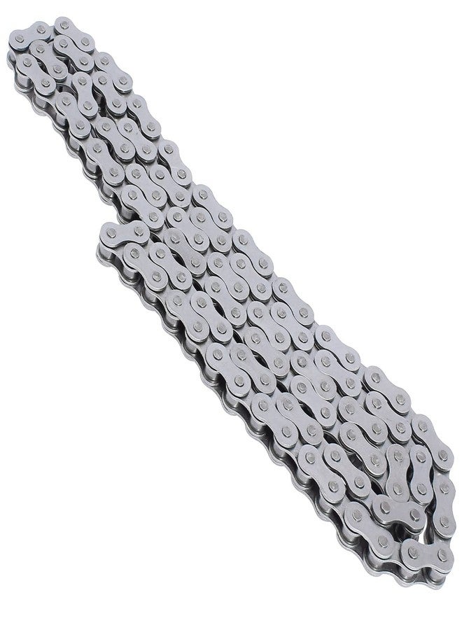 QAZAKY 415 Chain 110L Link Heavy Duty for 49cc 50cc 60cc 66cc 70cc 80cc 2-stroke 4-stroke Engine Motor Motorized Bicycle Mini Pit Dirt Bike Scooter ATV Minibike Chopper Motorcycle Motorbike 415-110L - Image 2