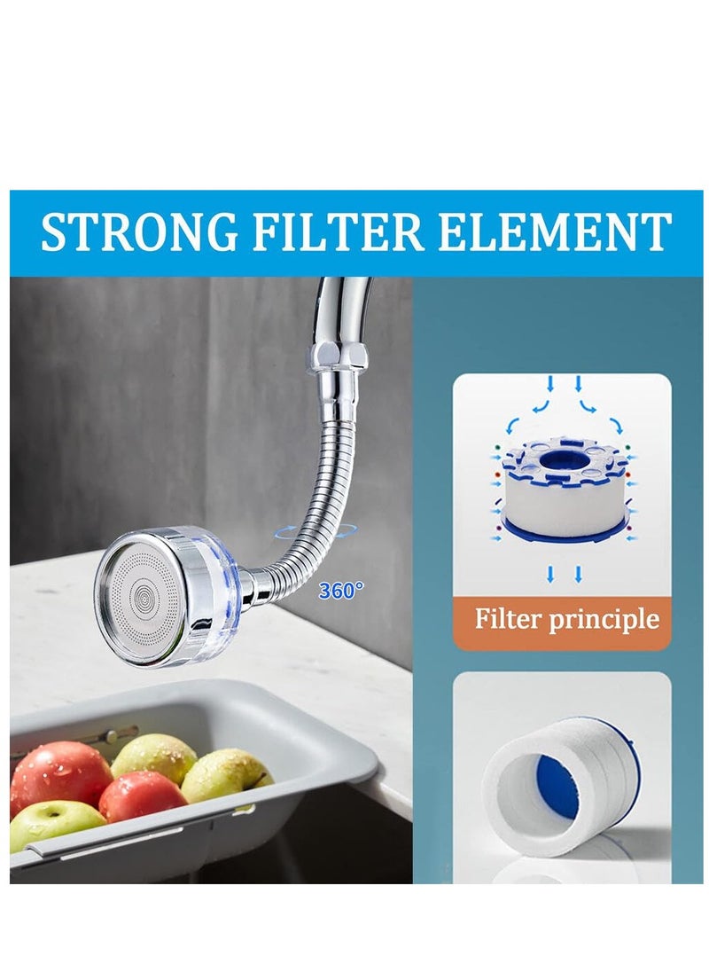 Generic - 360° Rotating Faucet Water Filter Set – Sink Water Purifier with Extension Tube & Replaceable Filter Elements – Splash-Proof Tap Filtration System for Kitchen & Bathroom - Image 1