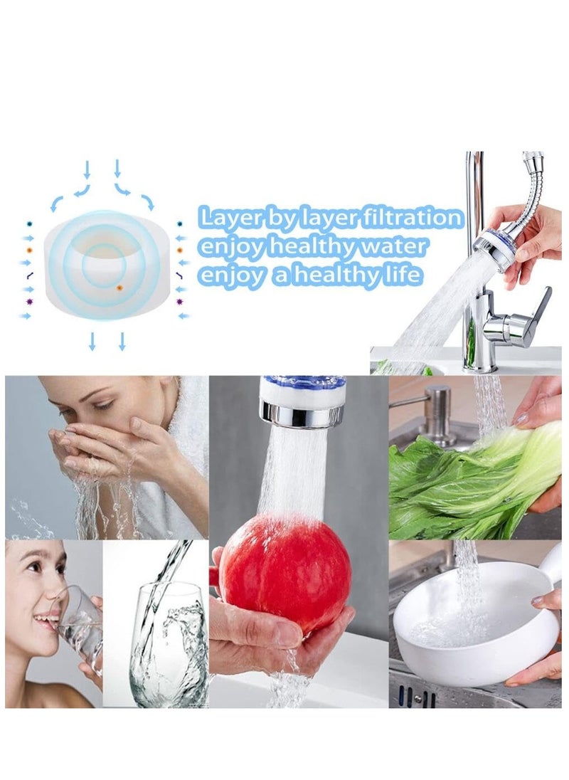 Generic - 360° Rotating Faucet Water Filter Set – Sink Water Purifier with Extension Tube & Replaceable Filter Elements – Splash-Proof Tap Filtration System for Kitchen & Bathroom - Image 1